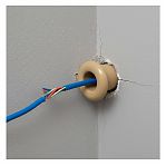 Втулка изолирующая Bironi R1-651-019-32, проход через стену, ришелье, керамика, песочное золото