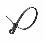 Стяжка кабельная Эра NO-224-589 нейлон, под винт, 3.6х150 мм, упаковка 100 шт, черный