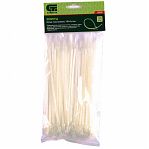 Стяжка кабельная Сибртех 45525 пластик 3.6х180 мм, упаковка 100 шт, белый