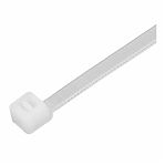 Стяжка кабельная Сибртех 45535 пластик 4.8х250 мм, упаковка 100 шт, белый