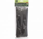 Стяжка кабельная Сибртех 45564 пластик 4.8х250 мм, упаковка 100 шт, черный