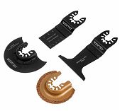 Набор насадок для многофункционального инструмента Wortex 1335553, 4 предмета