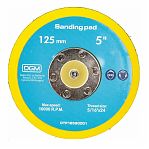 Подошва шлифовальная на липучке DGM DTP12590001, для ЭШМ, диаметр 125 мм