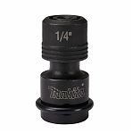 Адаптер для ударного гайковерта Makita B-68448, переходник с квадрата 1/2" на внутренний шестигранник 1/4"