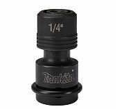 Адаптер для ударного гайковерта Makita B-68448, переходник с квадрата 1/2" на внутренний шестигранник 1/4"