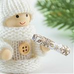 Ёлочная игрушка новогодняя С Новым годом! 70х60х30 мм