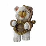 Фигура Медведь с венком новогодний ТР-21093