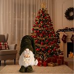 Кукла интерьерная Simaland 10870205, Гном в колпаке, держит звездочку, светящаяся, высота 33-65 см