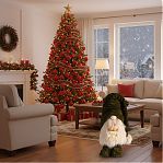 Кукла интерьерная Simaland 10870205, Гном в колпаке, держит звездочку, светящаяся, высота 33-65 см