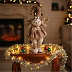 Кукла интерьерная Simaland 10873943, Лосиха-девочка в бежевом наряде, 120х200х430 мм