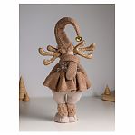 Кукла интерьерная Simaland 10873943, Лосиха-девочка в бежевом наряде, 120х200х430 мм