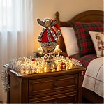 Кукла интерьерная Simaland 2315144, текстильная Лосик в красной шубке и колпаке, 34 см