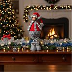 Кукла интерьерная Simaland 2315144, текстильная Лосик в красной шубке и колпаке, 34 см