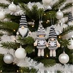 Игрушка елочная Лесная мастерская Уютные куколки 3584581, микс, дерево и текстиль, 13 см