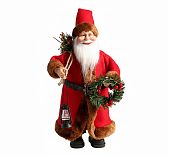 Кукла интерьерная Simaland 9488062, Дед Мороз с подарками, веночком и фонариком 37 см