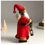 Кукла интерьерная Simaland 9488062, Дед Мороз с подарками, веночком и фонариком 37 см