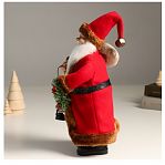 Кукла интерьерная Simaland 9488062, Дед Мороз с подарками, веночком и фонариком 37 см