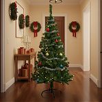 Ель декоративная Зимнее Волшебство, 280 веток, зеленая, высота 150 см