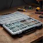 Ящик для инструмента FIT 65652, пластиковый, односторонний, для метизов