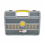 Ящик для крепежа FIT 65656, 18", органайзер, пластик, переставные перегородки, 90х343х463 мм