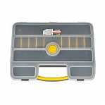 Ящик для крепежа FIT 65656, 18", органайзер, пластик, переставные перегородки, 90х343х463 мм