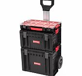 Ящик для инструментов QBRICK System PRO 2.0 set 3в1: Cart + Toolbox + Organizer 100, 390х450х690 мм