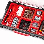 Ящик для инструментов QBRICK System PRO 2.0 set 3в1: Cart + Toolbox + Organizer 100, 390х450х690 мм