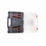 Органайзер для хранения крепежа и метизов Stels 90708, 60х280х370 мм, 18 отделений, полипропилен
