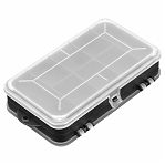 Органайзер Сибртех двухсторонний, черный, 13 ячеек, 175х106х46 мм