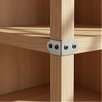 Уголок оцинкованный 005151, крепежный, серый, 16х30х30 мм, в упаковке 2 штуки