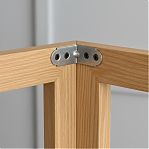 Уголок оцинкованный 005151, крепежный, серый, 16х30х30 мм, в упаковке 2 штуки