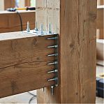 Уголок крепежный Kuz KUZ105, Z-образный, для мебели, 1.8х55х90х105 мм