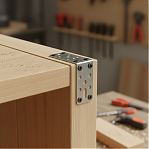 Уголок регулируемый Металлист 013257, цинк, для мебели, 2х30х62х62 мм