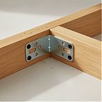 Уголок регулируемый Металлист 013257, цинк, для мебели, 2х30х62х62 мм