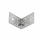 Уголок крепежный A-KUU-90х65, усиленный 90х90х65х1.8 мм, оцинкованная сталь 
