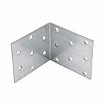 Уголок оцинкованный, крепежный, равносторонний, сталь, 1.8х50х50х60 мм
