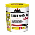 Грунт UNIS  Бетон-Контакт Profi, с кварцевым наполнителем, для внутренних и наружных работ, 5 кг