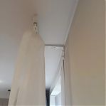 Кронштейн стеновой Lm Decor 150 мм, для ПВХ карнизов, с пластиной, металл, цвет белый, в упаковке 2 штуки