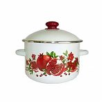 Кастрюля эмалированная Гранатовый сок 3л. Сибирские товары 1МD181М