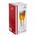 Стакан Agness для пива с двойными стенками, стекло, 430 мл 250-104