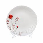 Тарелка десертная Daniks Вероника LHP75/220303 стеклокерамика, белая, 19 см