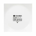 Салатник Daniks Модерн NOW60W круглый, стеклокерамика, белый, 15 см