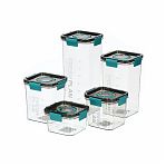Контейнер Сократ Порядок PET0549 пластик квадрат 0.6 л, 11.8х11.8х9.5 см