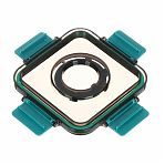 Контейнер Сократ Порядок PET0549 пластик квадрат 0.6 л, 11.8х11.8х9.5 см