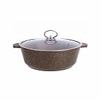 Жаровня Dariis BROWN & BROWN  Гранит с крышкой 3.7л