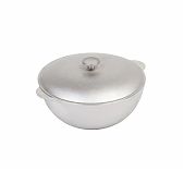 Казан чугунный Гардарика татарский с алюминиевой крышкой 22л d500