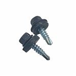 Саморез кровельный ЖЕСТЬ 4,8x19 RAL7024 серый графит 12 шт