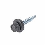 Саморез кровельный ЖЕСТЬ 4,8x19 RAL7024 серый графит 12 шт