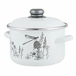 Кастрюля эмалированная Appetite, Flora-2, 3 л