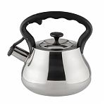 Чайник Daniks GS-04052A нержавеющая сталь со свистком 2,8 л